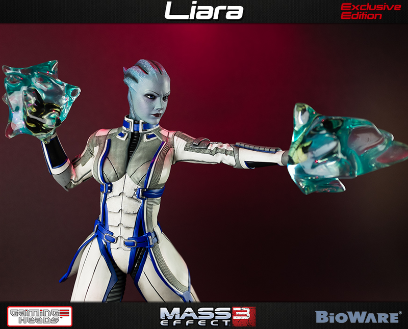 Illustration for article titled Mass Effect Statue Captures Liara's Most Endearing Qualities